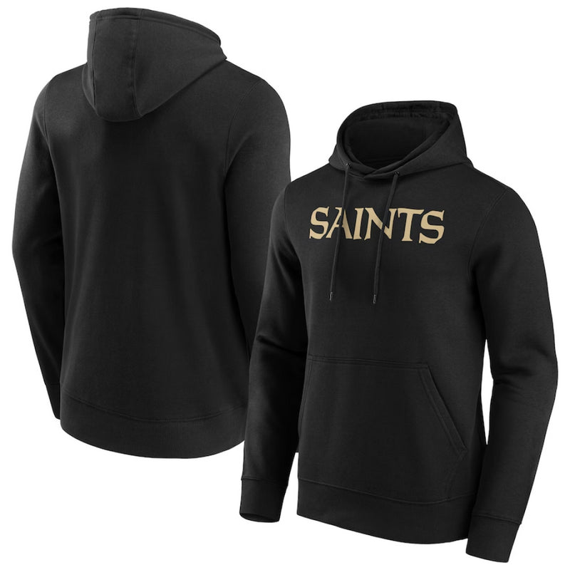 New Orleans Saints Hoodie Men's NFL Primary Wordmark Top