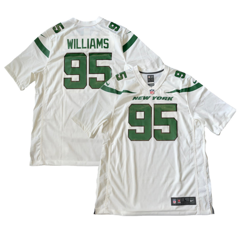 New York Jets Jersey Men's Nike NFL Road Top - Williams 95