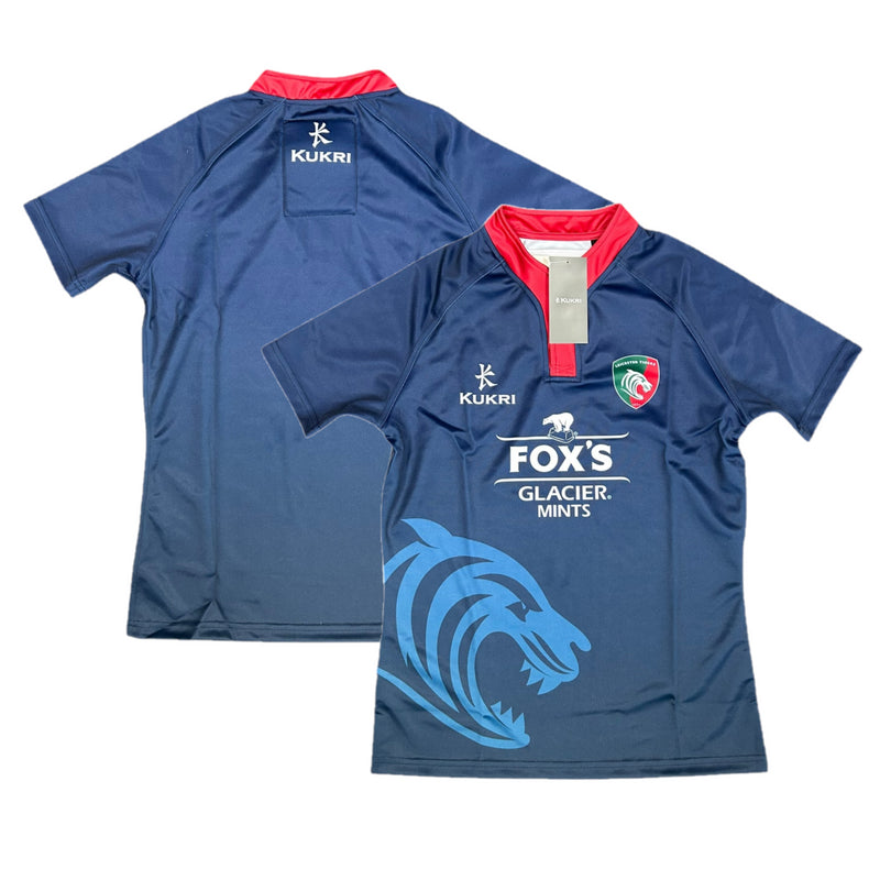 Leciester Tigers Rugby Shirt Kukri Men's Training Jersey