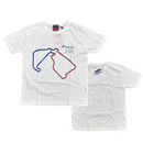 Silverstone White T-Shirt F1 Men's BGP Circuit Top