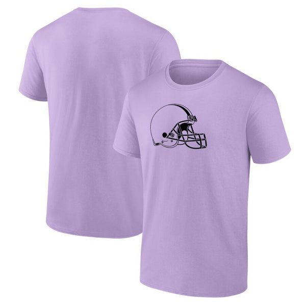 Cleveland Browns Men's T-Shirt NFL Mono Logo Purple Top