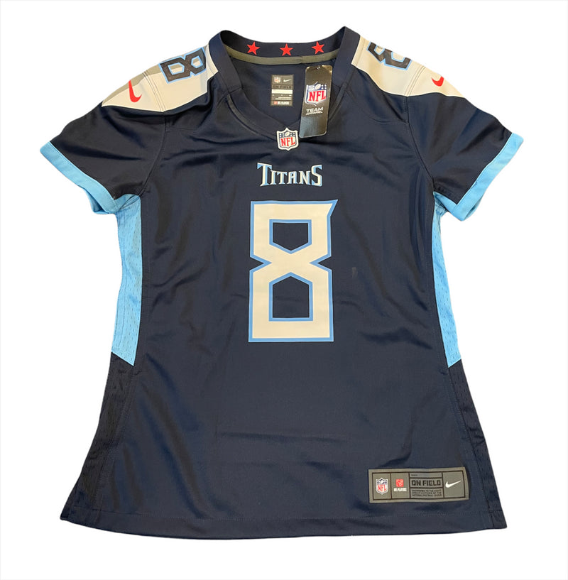 Tennessee Titans NFL Jersey Nike Women's Home Top - Mariota 8