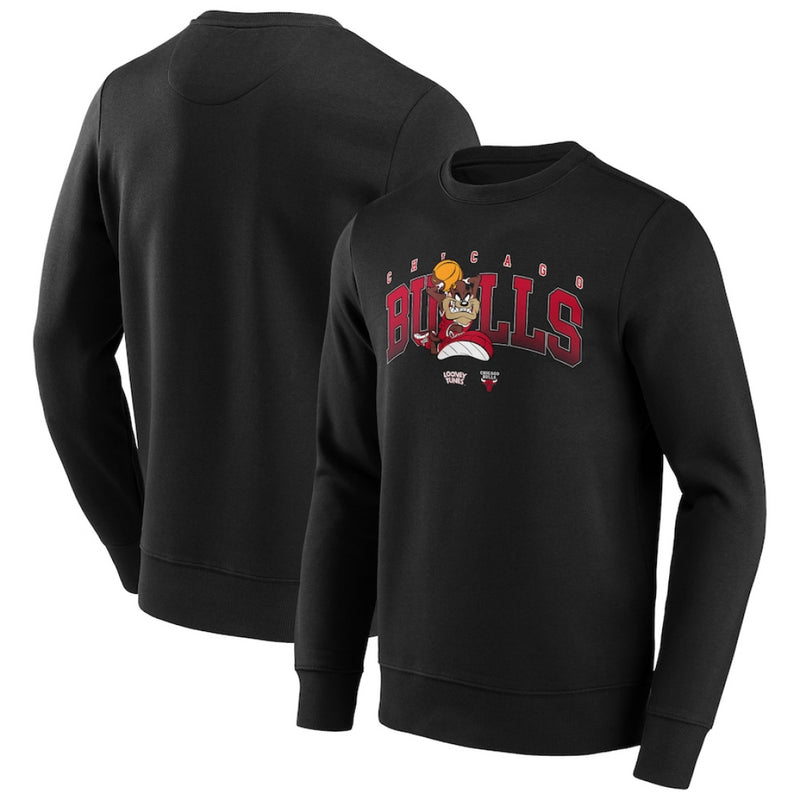 Chicago Bulls Men's Sweatshirt NBA Looney Tunes Graphic Top