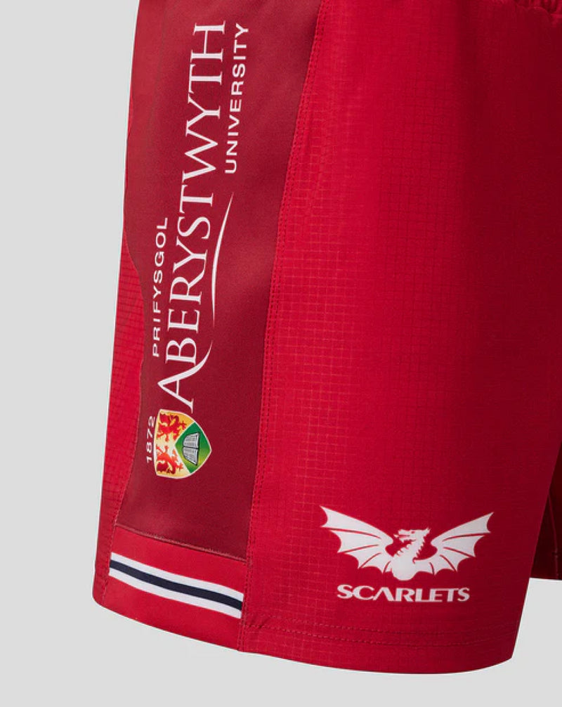 Scarlets Kid's Rugby Shorts Castore Home 23/24 Shorts