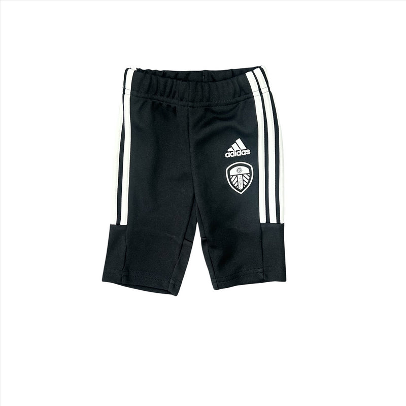 Leeds United Baby Trousers adidas Football Black Pants