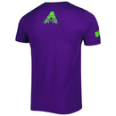 WWE Men's Graphic Top RK-BRO Purple Top