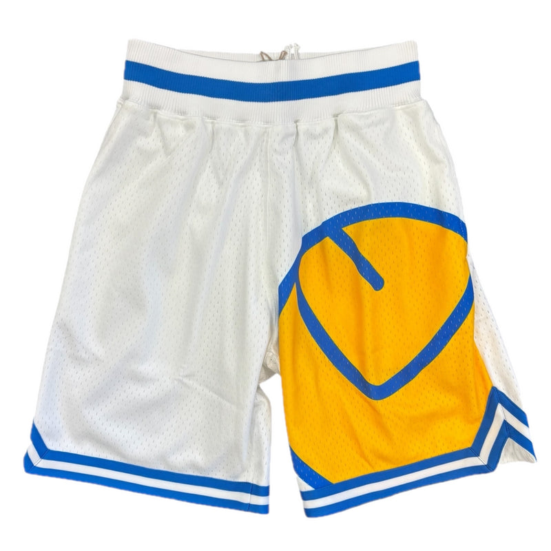 Leeds United Men's Shorts Mitchell & Ness Pattern Swingman Shorts