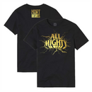 WWE Men's Graphic Top Hit Row Black Top