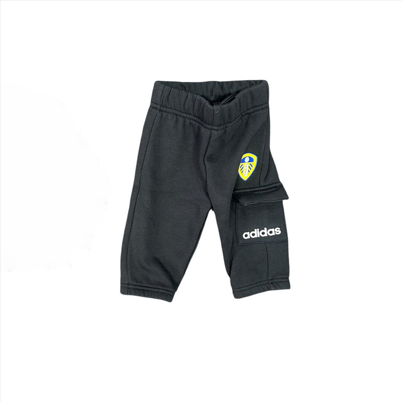 Leeds United Baby Bodysuit adidas Football Black Tracksuit