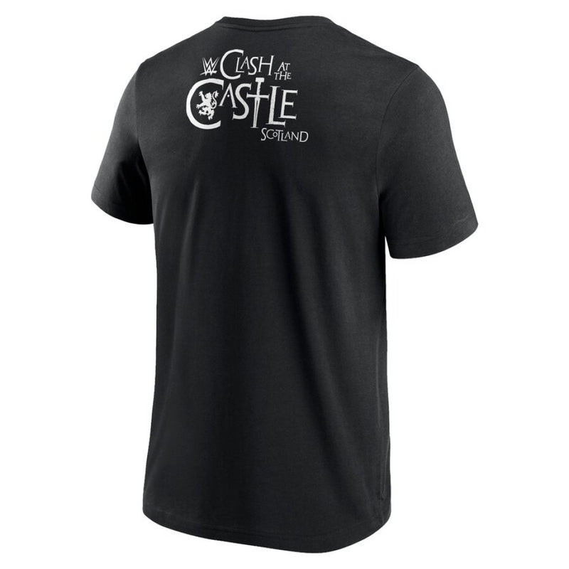 WWE Wrestling Men's T-Shirt Clash at the Castle Scotland Top