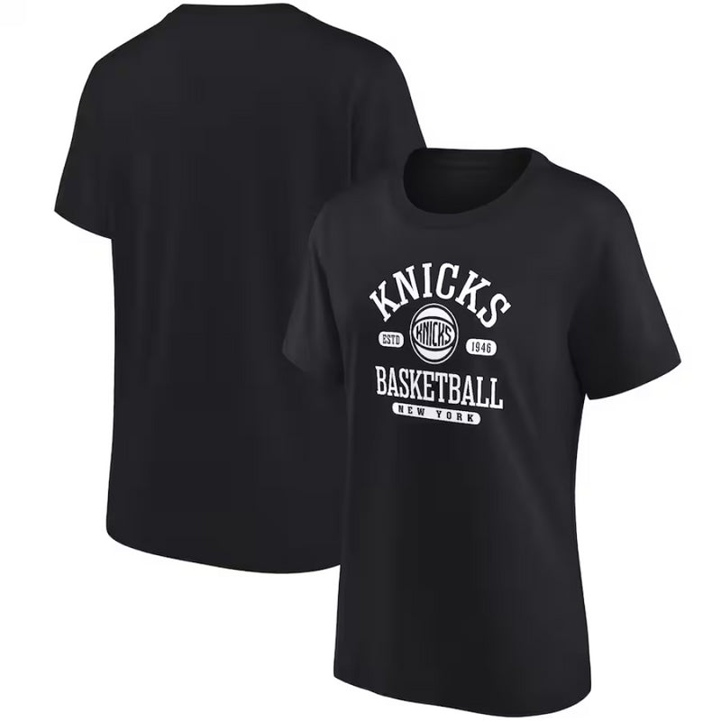 New York Knicks T-Shirt Women's NBA Calling Plays Graphic Top