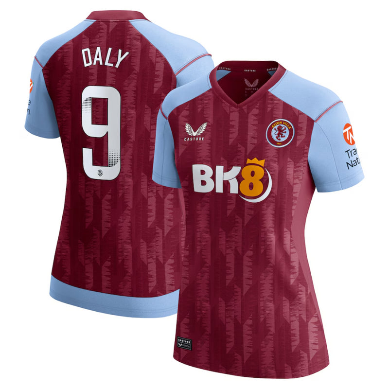 Aston Villa Football Shirt Women's Castore Home Top - Daly 9