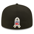 New York Giants Cap NFL Adult New Era Black Fitted Hat
