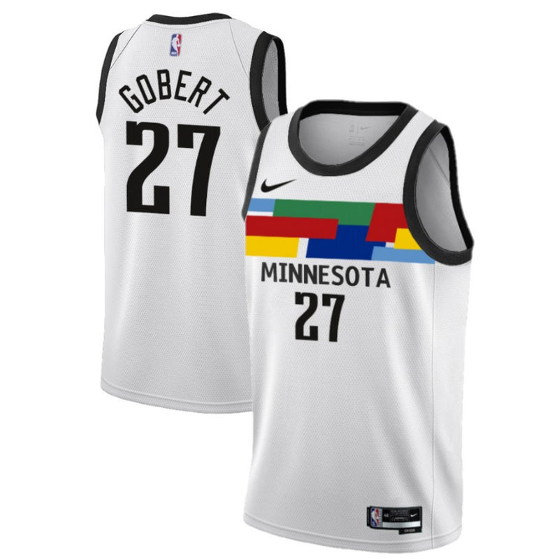 Minnesota Timberwolves Men's Jersey NBA Nike City Top - Gobert