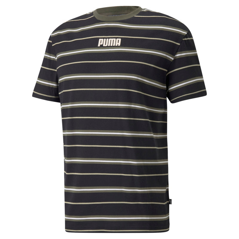 Puma Black Men's T-Shirt Modern Basic Short Sleeve T-Shirt