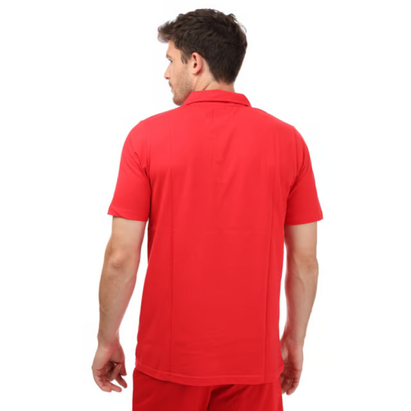 Castore Sportswear Polo Shirt Men's S/S Red Logo Top
