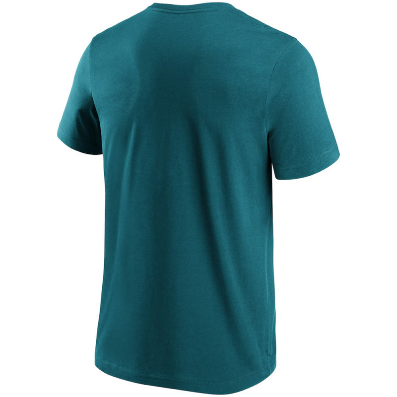 Miami Dolphins Men's T-Shirt NFL Etch Logo Top