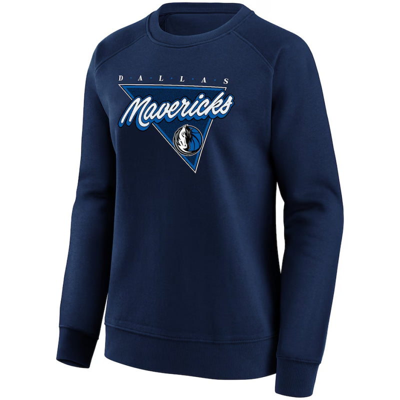 Dallas Mavericks Sweatshirt NBA Buy Back Navy Women's Top