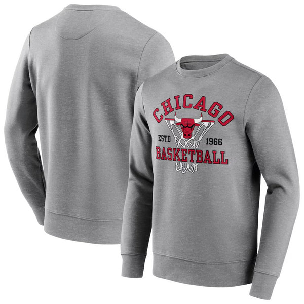 Chicago Bulls Men's Sweatshirt NBA Nothing But Net Graphic Top