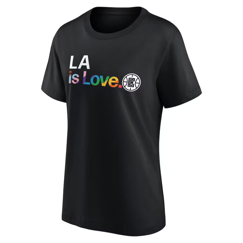 Las Angeles Clippers T-Shirt Women's NBA City Pride Black Top