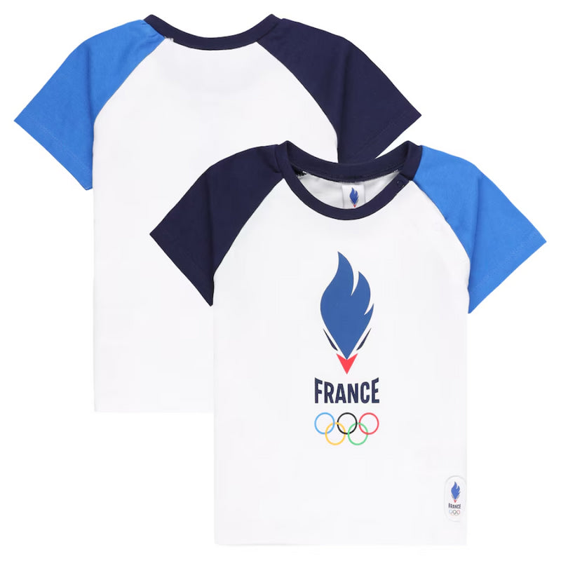 Paris 2024 Infant T-Shirt Olympics Team France Graphic Top