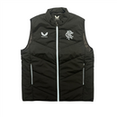 Ranger Football Men's Gilet Castore Black Pro Jacket