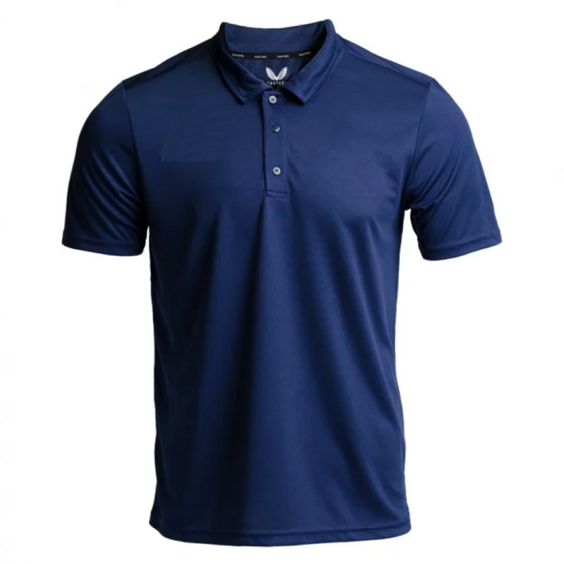Castore Sportswear Polo Shirt Men's Navy Travel Plain Top