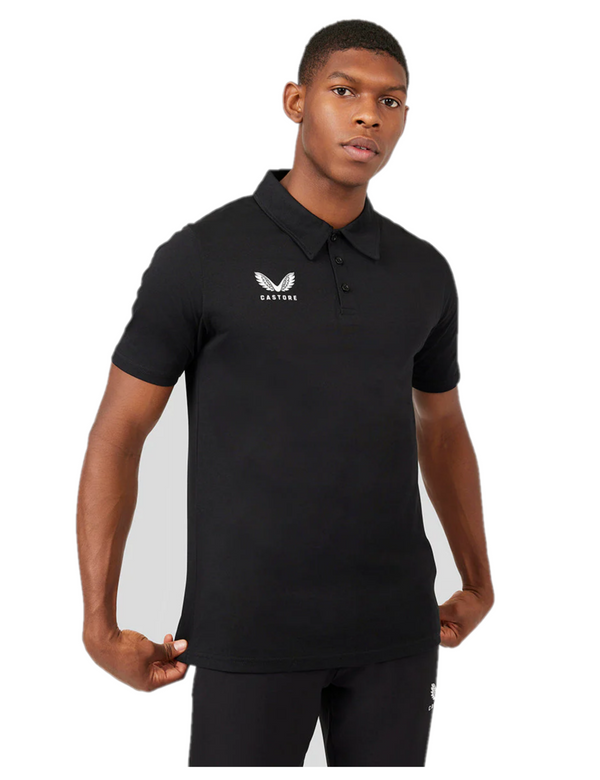 Castore Sportswear Polo Shirt Men's S/S Navy Logo Top