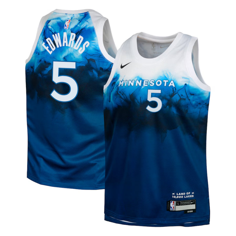 Minnesota Timberwolves Kid's Jersey NBA Nike City 23/24 - Edwards