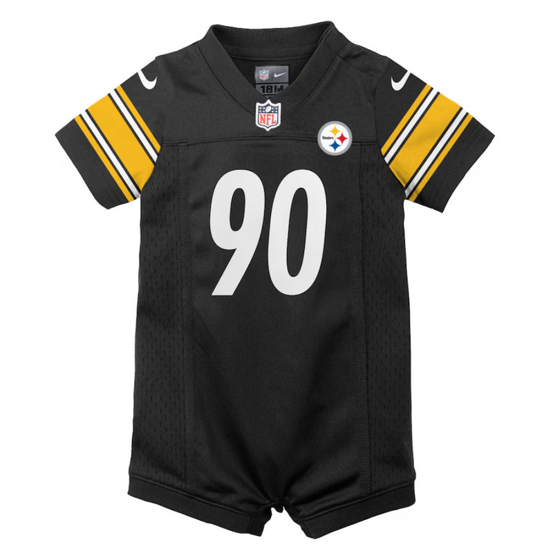 Pittsburgh Steelers Baby Romper NFL Nike Home Jersey Romper - Watt