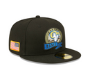 Los Angeles Rams Cap NFL New Era Salute To Service Hat