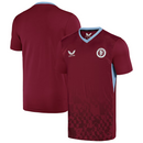 Aston Villa Football Women's T-Shirt Castore Home Short Sleeve Top