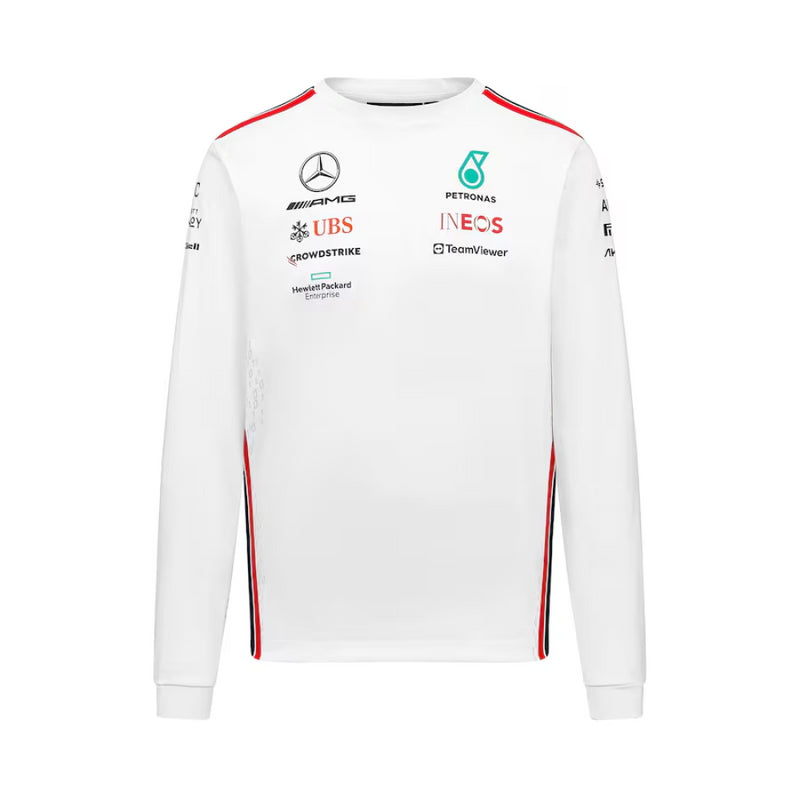 Mercedes AMG Men's T-Shirt F1 2023 Team Long Sleeve Top