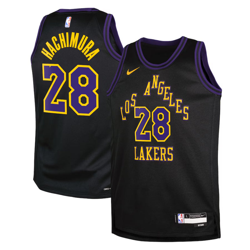 Los Angeles Lakers Jersey Kid's NBA Nike City 23/24 - Hachimura