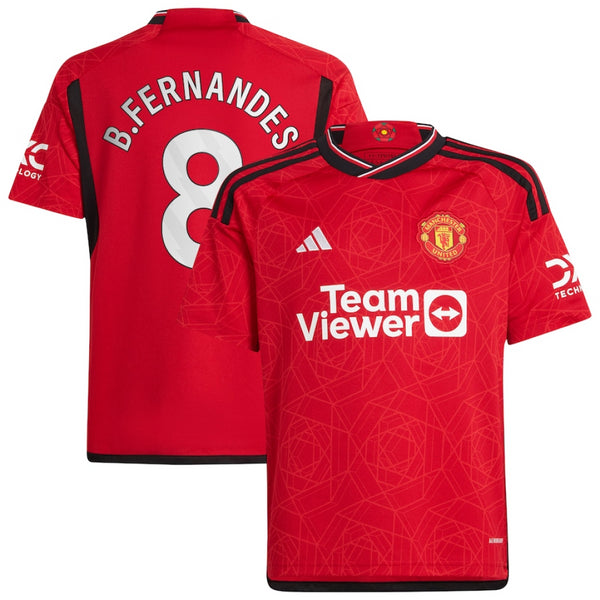 Manchester United Football Shirt adidas Home Top - Fernandes