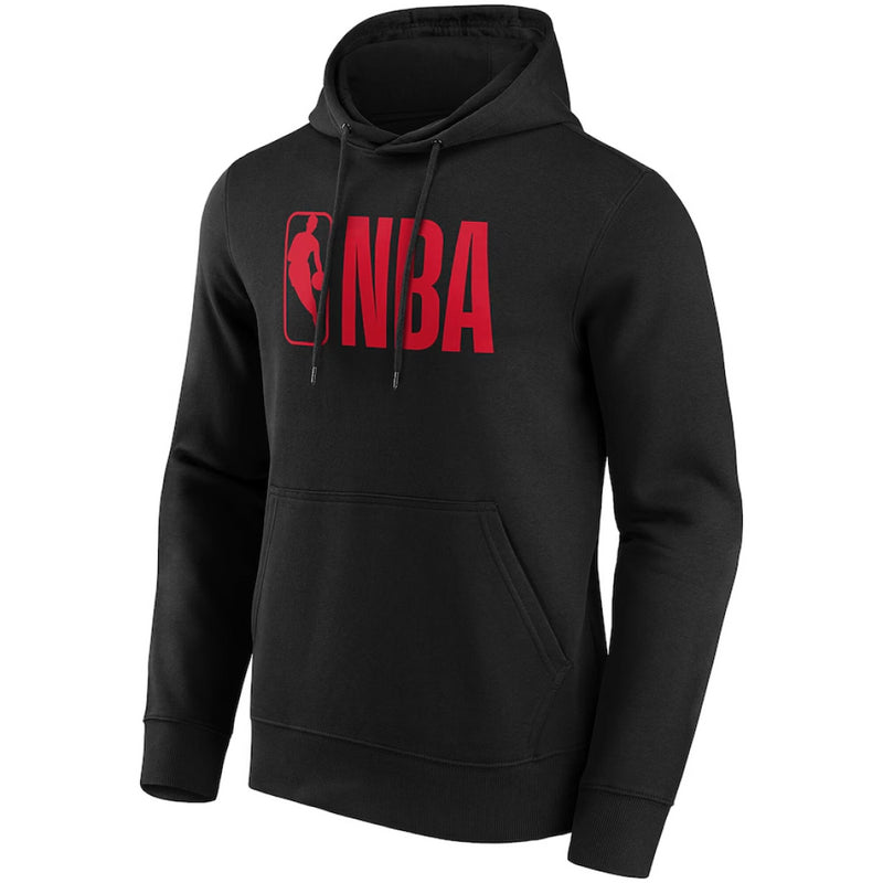 NBA Men's Black Hoodie Alternate Colour Wordmark Hoodie