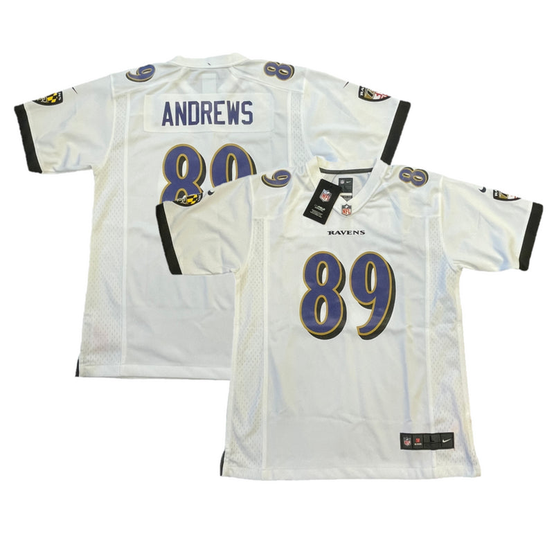 Baltimore Ravens NFL Jersey Kid's Nike Road Top - Andrews 89