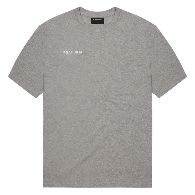 Samurai Men's Rugby T-Shirt Performance Cotton Touch Grey Top