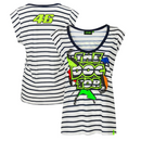 Valentino Rossi MotoGP T-Shirt Women's VR46 Street Art Top