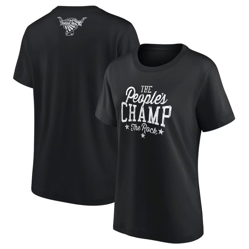 The Rock Women's T-Shirt WWE The People's Champ T-Shirt