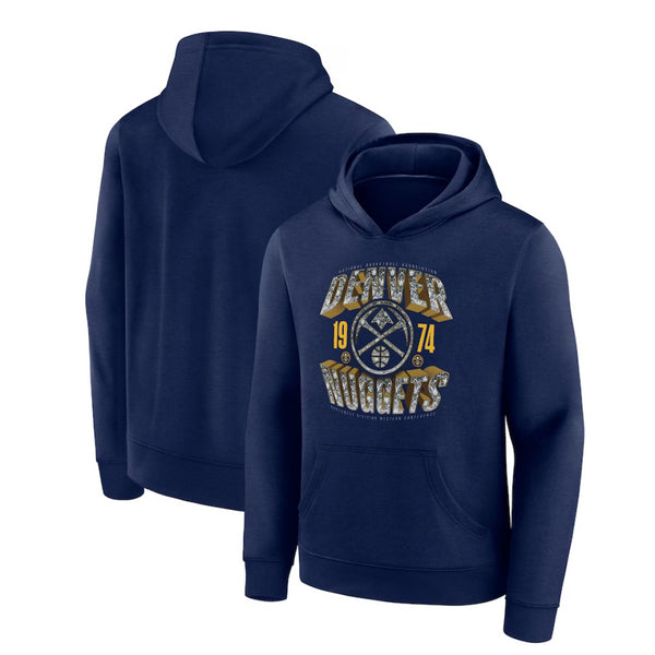 Denver Nuggets Kid's Hoodie NBA Quick Strides Navy Top