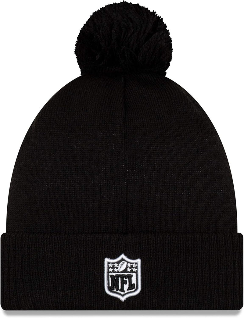 Los Angeles Rams Beanie Adult New Era Sideline Road Black Hat