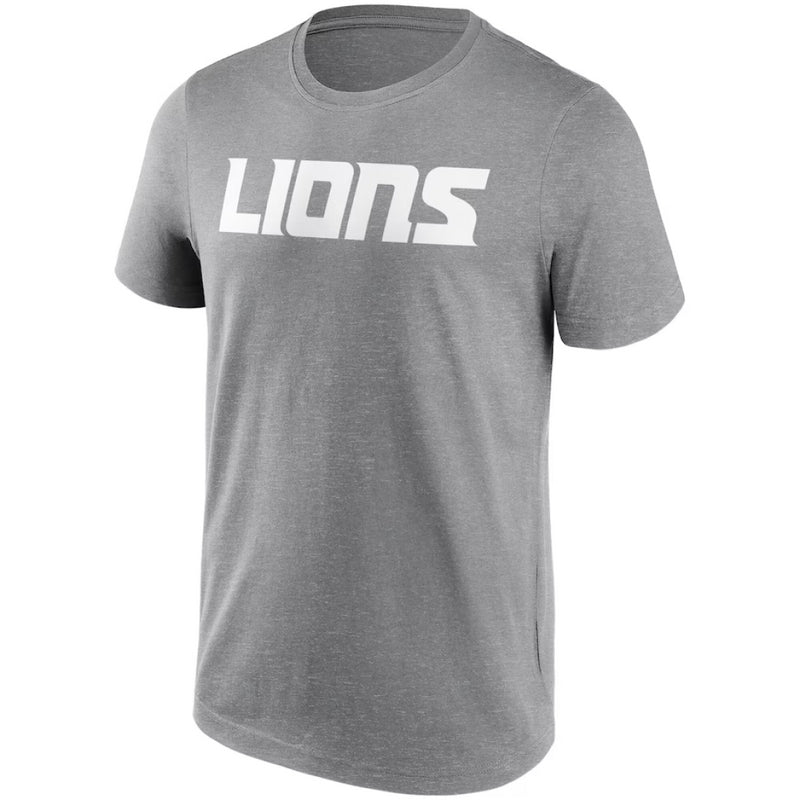 Detroit Lions Men's T-Shirt NFL Neutral Colour Wordmark Top