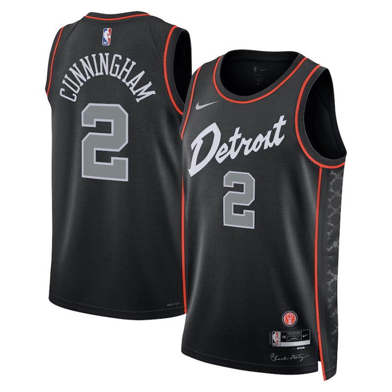 Detroit Pistons Men's Jersey NBA Nike City 23/24 - Cunningham