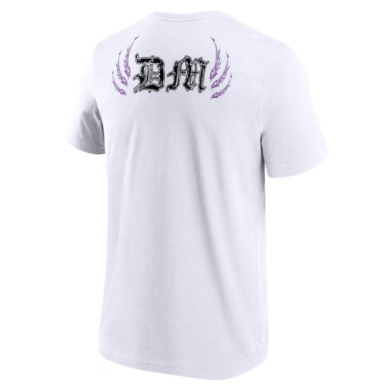 Dominyk Mysterio WWE T-Shirt Men's White Dirty Dom Mullet Top