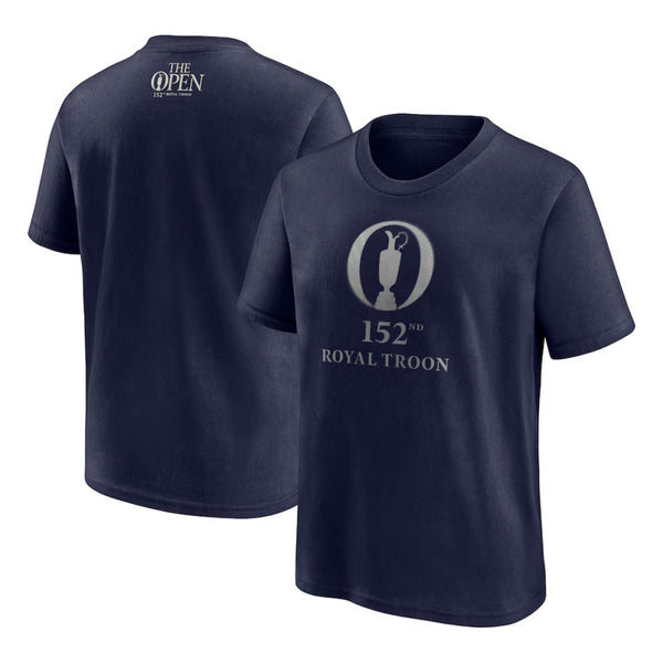 The Open Golf T-Shirt Men's Navy Dimples Top