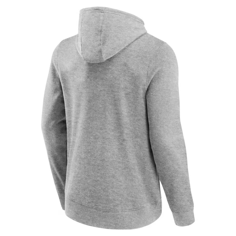 Aston Villa Men's Hoodie Football Ripple Graphic Grey Top