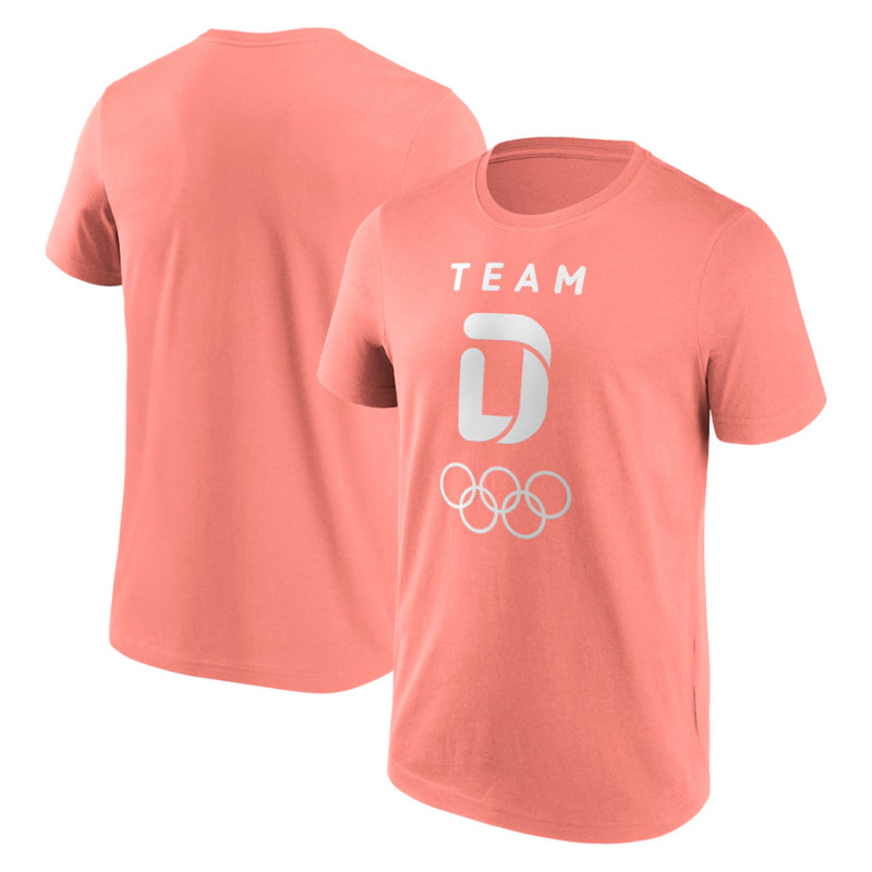 Team D Men's T-Shirt Olympics Small Mono Logo Graphic Top