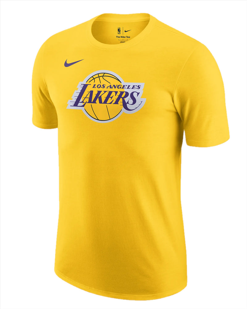 Los Angeles Lakers T-Shirt Nike NBA Yellow Essential T-Shirt
