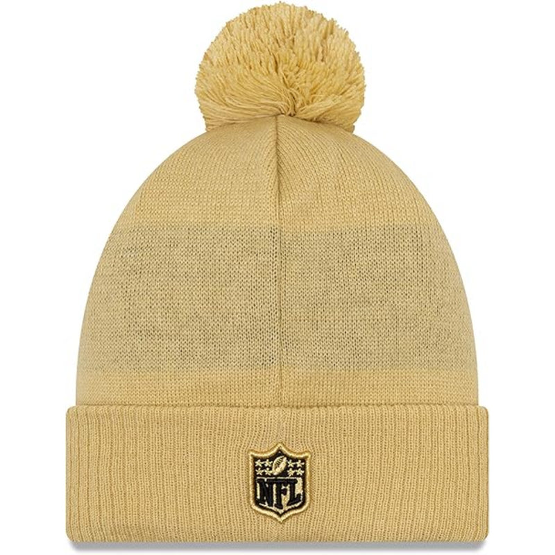 New Orleans Saints Beanie Adult New Era Sideline Gold Hat